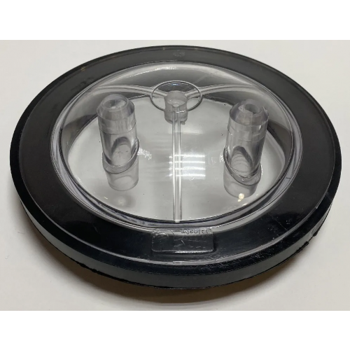 Крышка ведра с прокладкой на 10л, 20л, 25л и 30 л пластик, 2 отверстия Melasty