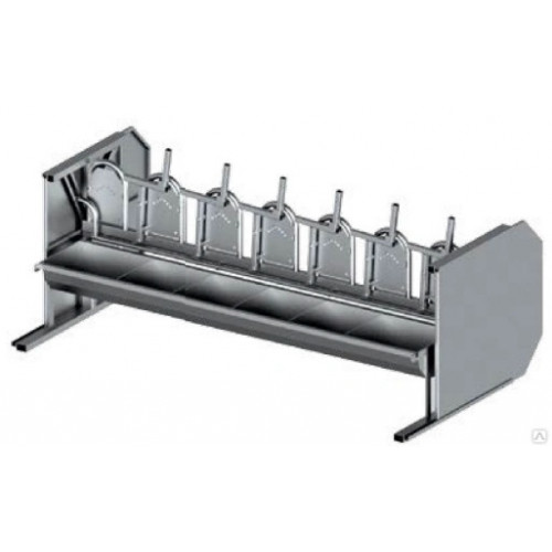 Хэдлок Melasty для коз с кормушкой 1х6 Турция