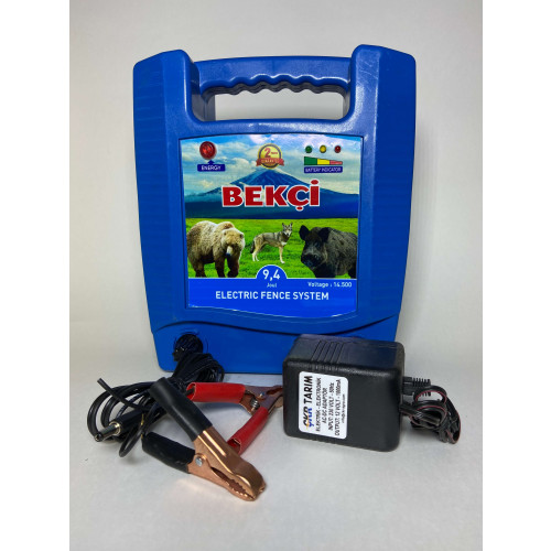 Генератор электрической изгороди синий Bekci -14500В-9.4Дж, Турция