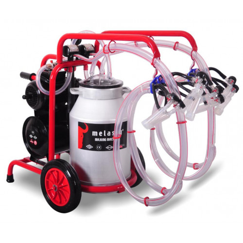 Доильный аппарат для овец, 4 навески, силикон, бидон 40л алюминий Меласти (Melasty) TKKY 4-AS