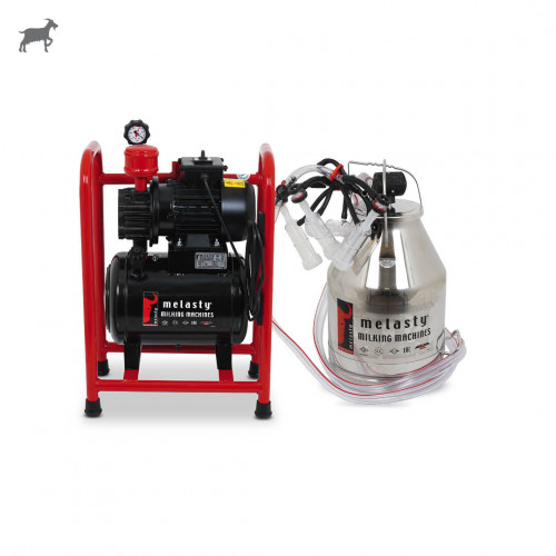 Доильный аппарат для коз, две подвески, бидон 30л, Меласти (Melasty) ТKS 2PS
