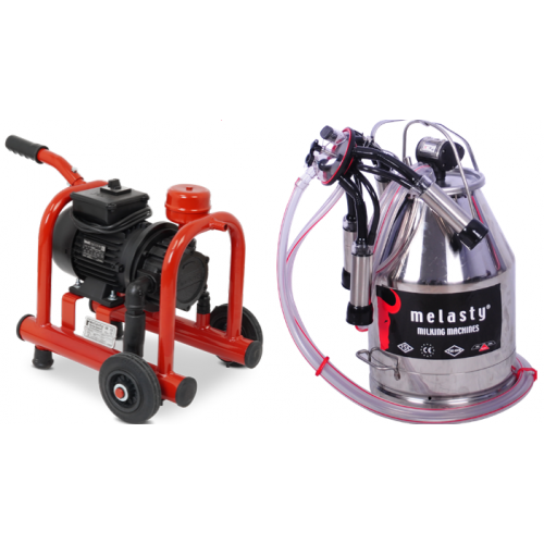 Доильный аппарат для коров, одна подвеска, бидон 30л, Меласти (Melasty) ТMDК 1PК