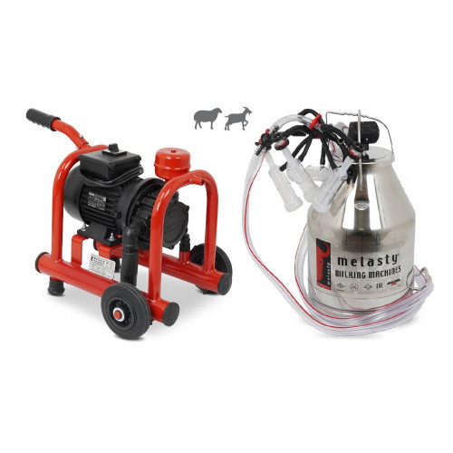 Доильный аппарат для коз, две подвески, бидон 30л, Меласти (Melasty) ТMDК 2PS