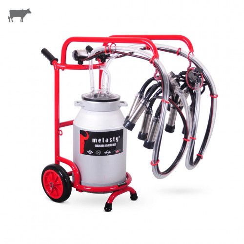 Ведро 40л в комплекте с доильной аппаратурой 2AK на тележке