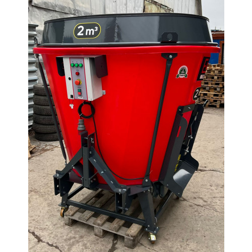 Смеситель кормораздатчик MELASTY 2 м3, Турция 