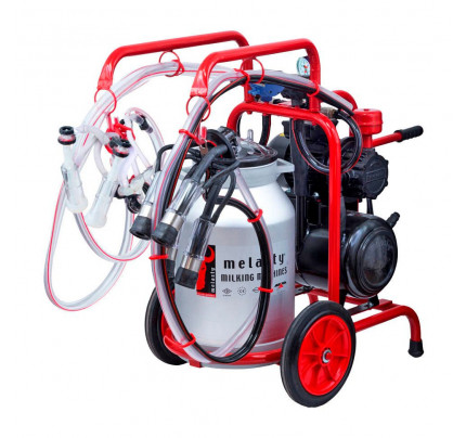 Доильный аппарат Melasty TK 2-PS, гибрид (1 корова + 2 козы)