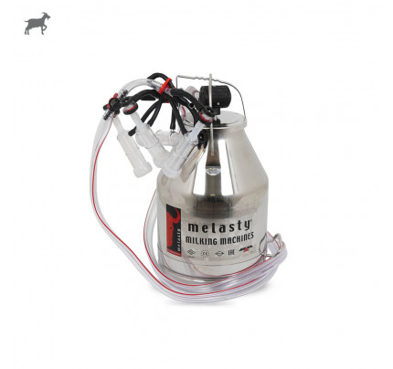 Ведро 25 л в комплекте с доильной аппаратурой для коз 2PS