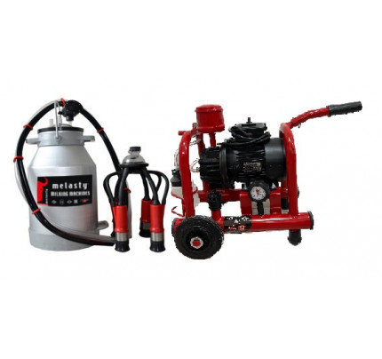 Доильный аппарат ТMDY 1АК(P), для коров, одна подвеска, бидон 20л, Меласти (Melasty) 